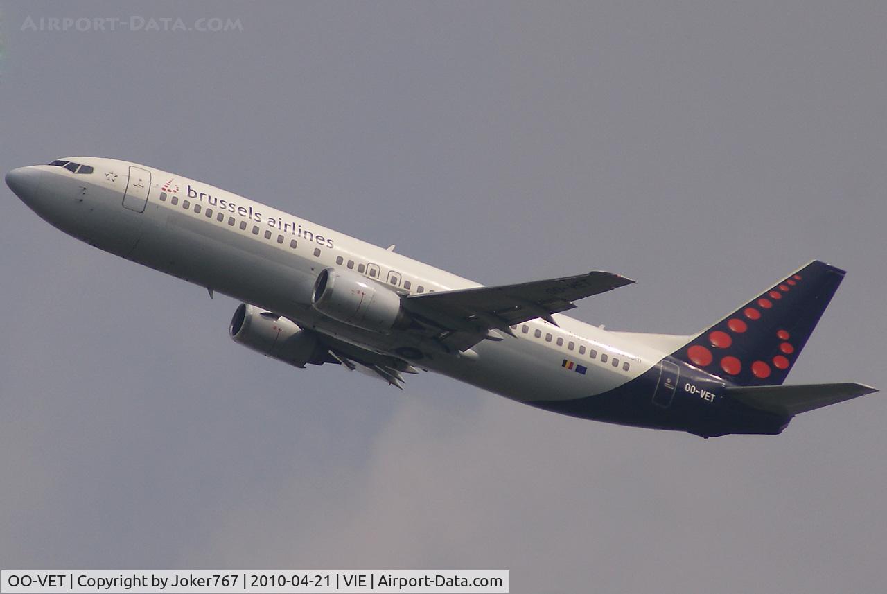 OO-VET, 1998 Boeing 737-4Q8 C/N 28202, Brussels Airlines Boeing 737-4Q8