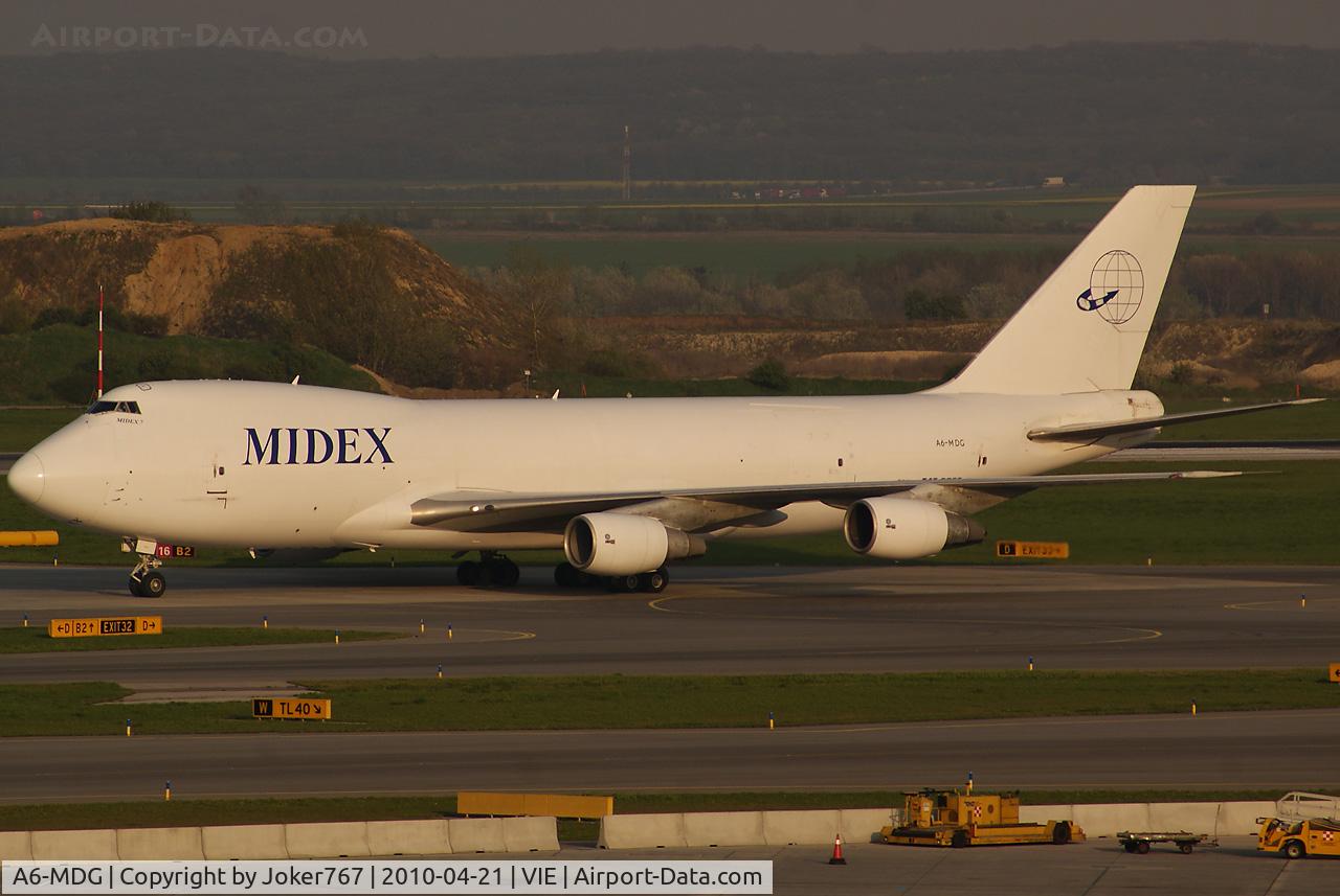A6-MDG, 1991 Boeing 747-228F C/N 25266, MidEx Airlines Boeing 747-228F(SCD)