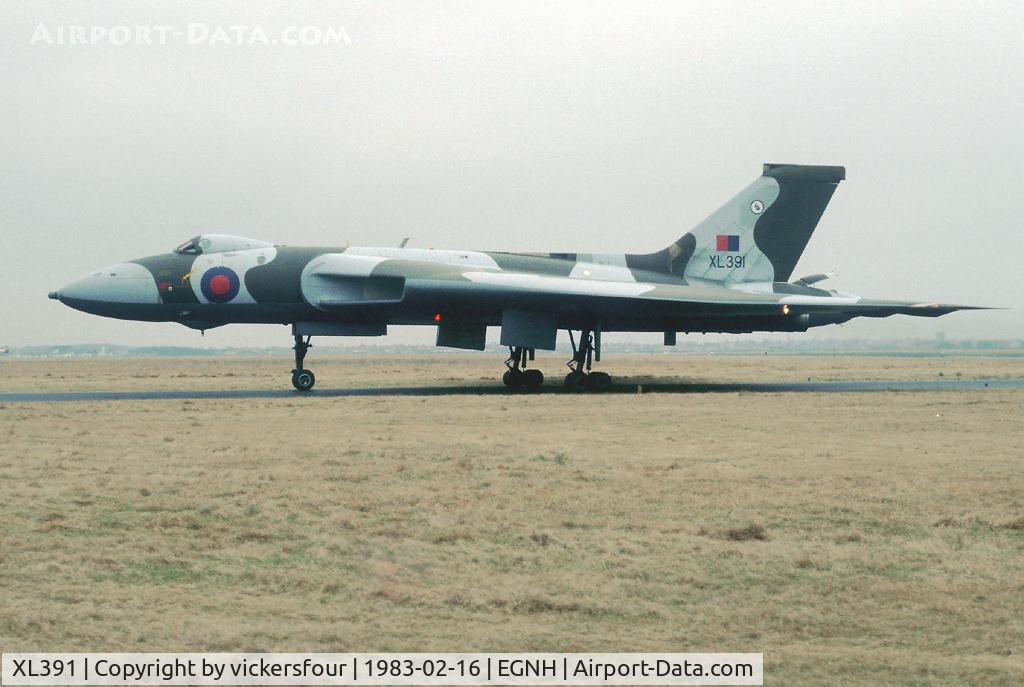 XL391, 1962 Avro Vulcan B.2 C/N Set 41, Royal Air Force Vulcan B2. Operated by 44 Squadron.