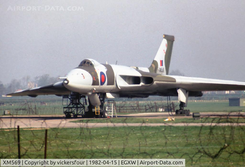 XM569, 1961 Avro Vulcan B.2 C/N Set 50, Royal Air Force. Operated by 50 Squadron.