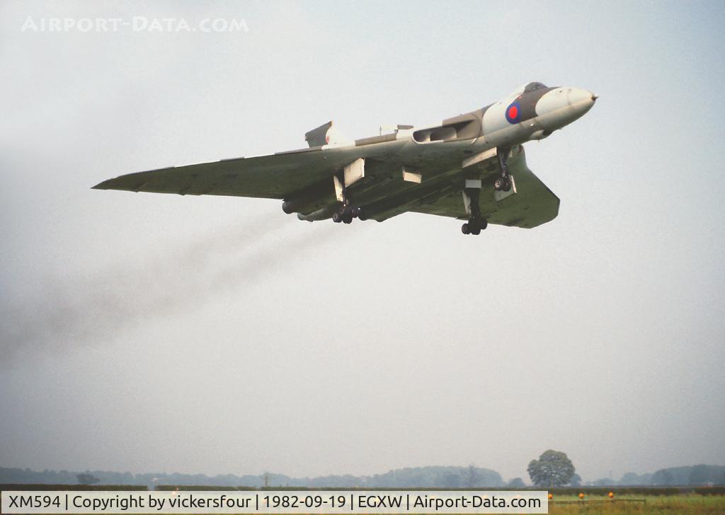 XM594, 1963 Avro Vulcan B.2 C/N Set 58, Royal Air Force. Operated by 44 Squadron.