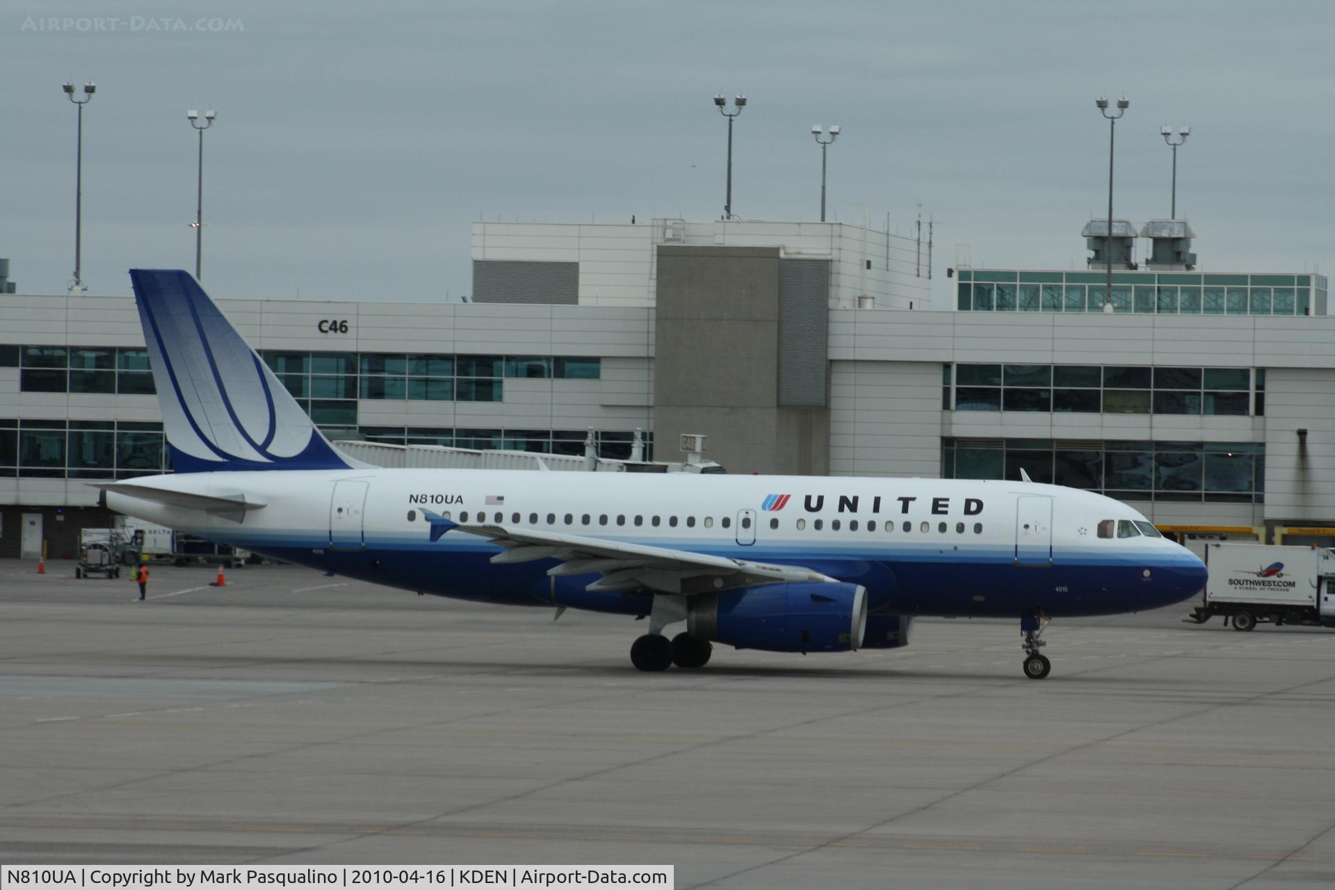 N810UA, 1998 Airbus A319-131 C/N 843, Airbus A319