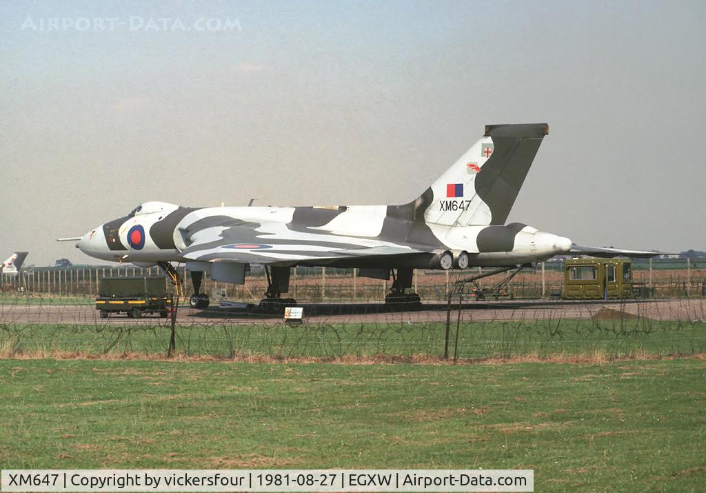 XM647, 1964 Avro Vulcan B.2 C/N Set 79, Royal Air Force Vulcan B2. Operated by 50 Squadron.