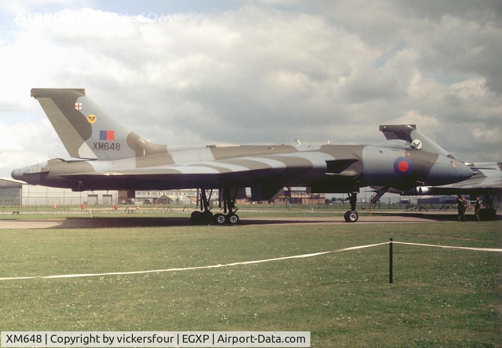 XM648, 1964 Avro Vulcan B.2 C/N Set 80, Royal Air Force Vulcan B2. Operated by 9 Squadron.