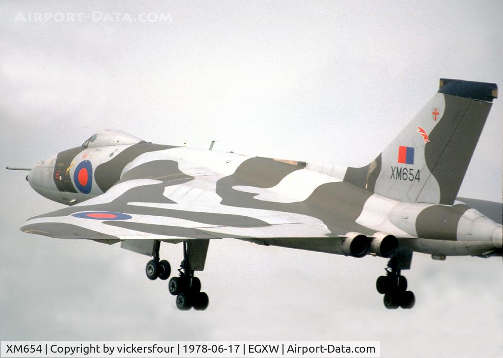 XM654, 1964 Avro Vulcan B.2 C/N Set 86, Royal Air Force. Operated by 50 Squadron.