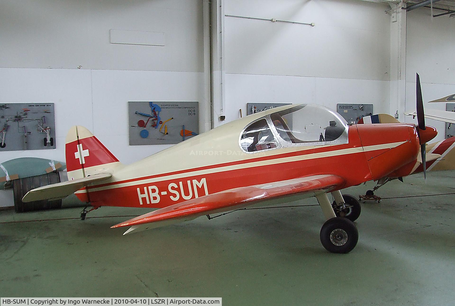HB-SUM, 1959 Gardan GY-201 Minicab C/N A-211, CAB (Constructions Aeronautiques De Bearn) GY.201 Minicab at the Fliegermuseum Altenrhein