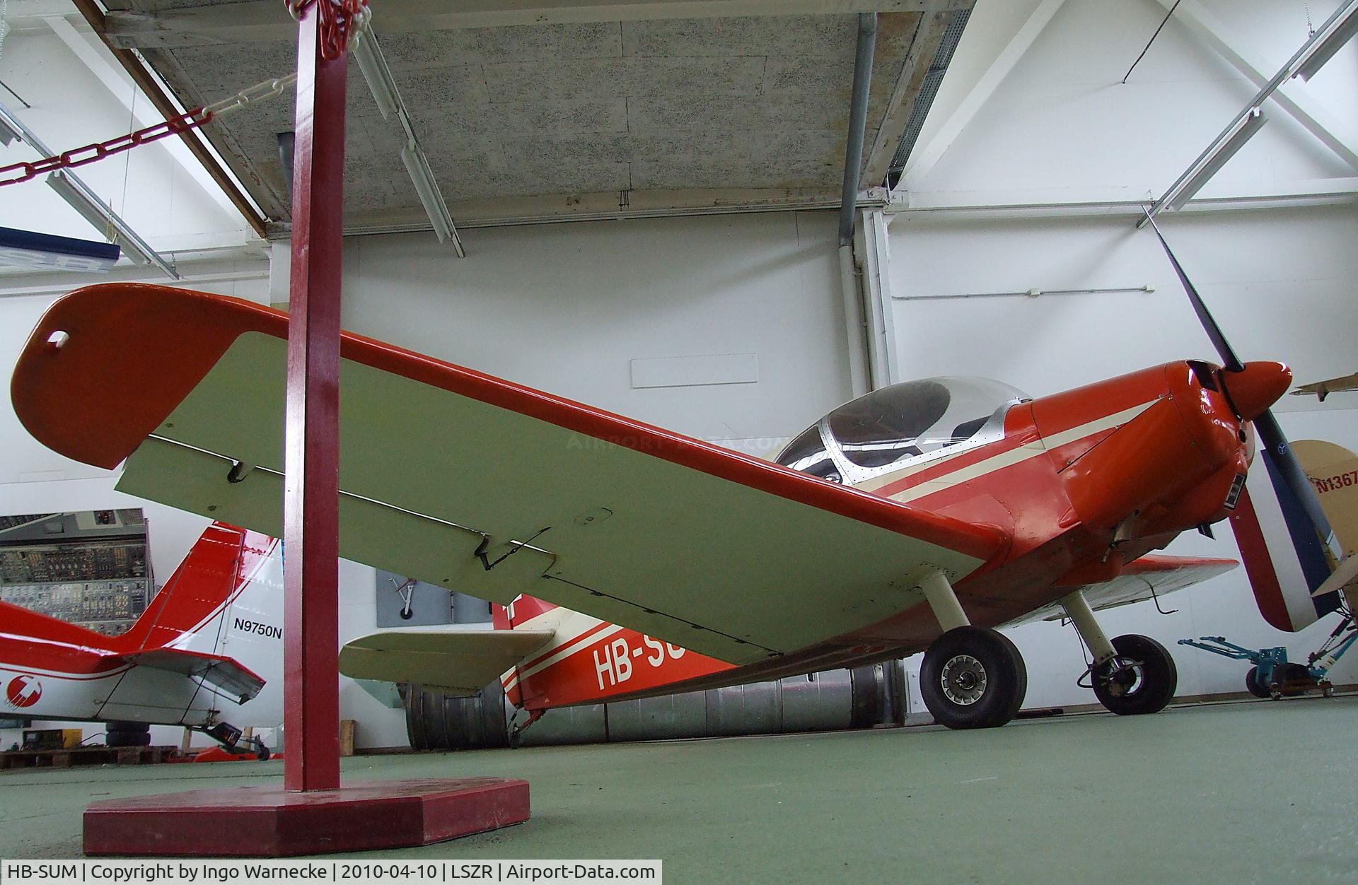 HB-SUM, 1959 Gardan GY-201 Minicab C/N A-211, CAB (Constructions Aeronautiques De Bearn) GY.201 Minicab at the Fliegermuseum Altenrhein