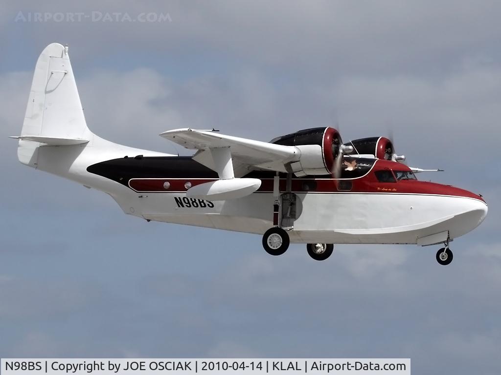N98BS, 1947 Grumman G-73 Mallard C/N J-18, Arriving at Lakeland