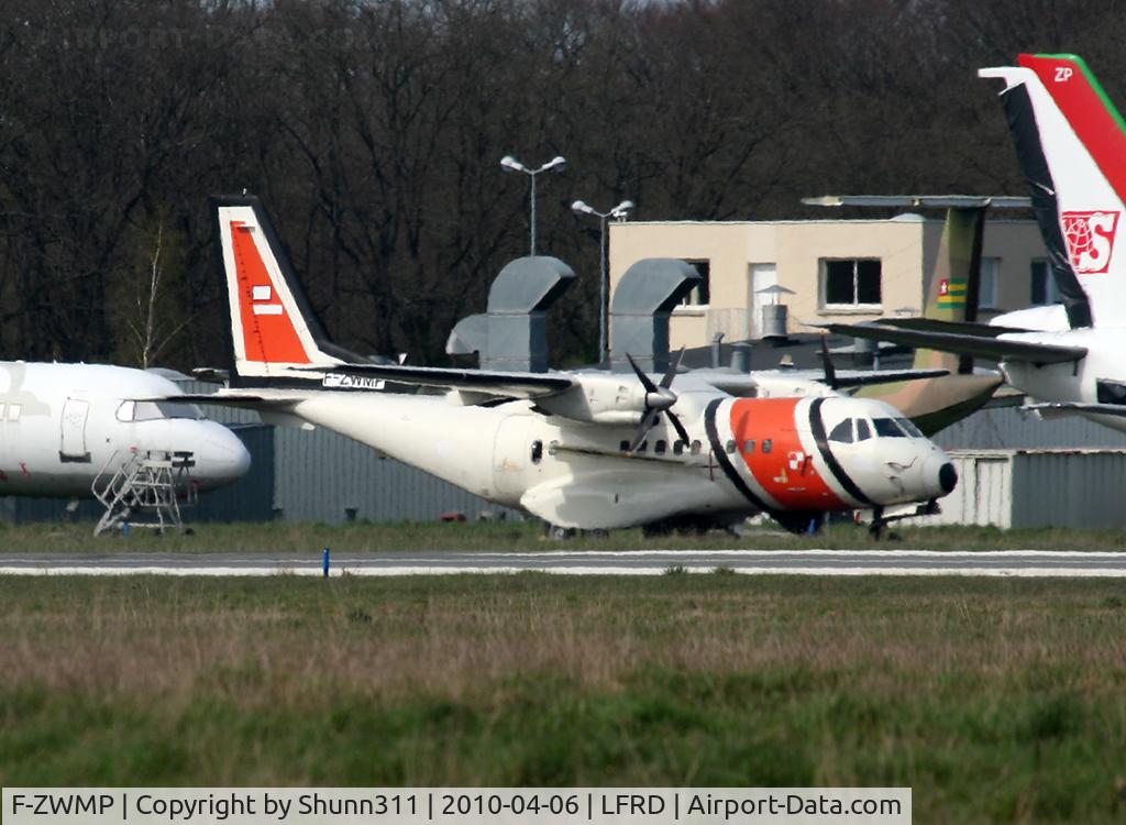 F-ZWMP, Airtech CN-235MPA-100 C/N C151, Stored at Dinard maintenance area...