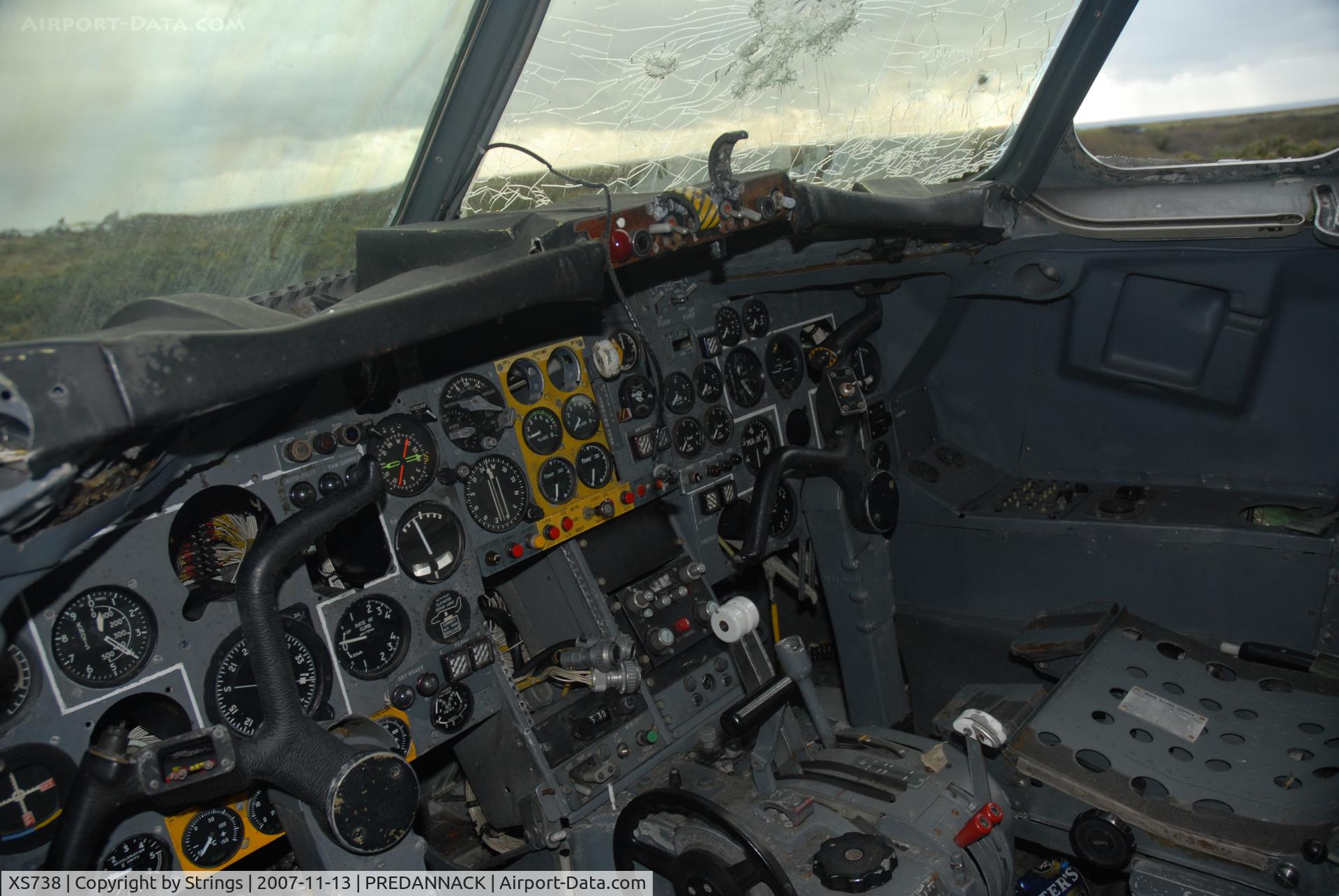 XS738, 1966 Hawker Siddeley HS.125 Dominie T.1 C/N 25077, RN School of Flight Deck Ops Cornwall