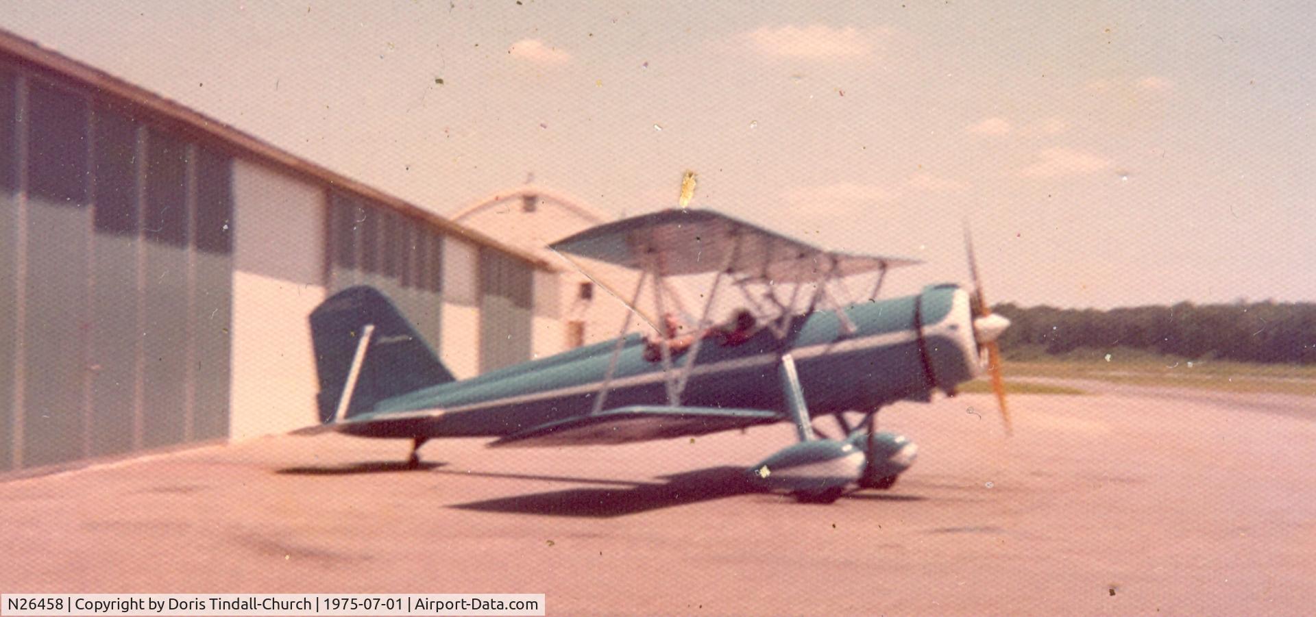 N26458, 1940 Meyers OTW C/N 11, Meyers on tarmac at Robbinsville Airport