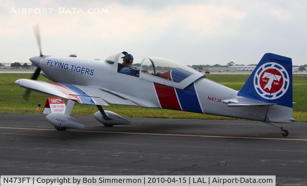 N473FT, 2006 Harmon F1 Rocket C/N 112, Departing Lakeland, FL during Sun N Fun 2010