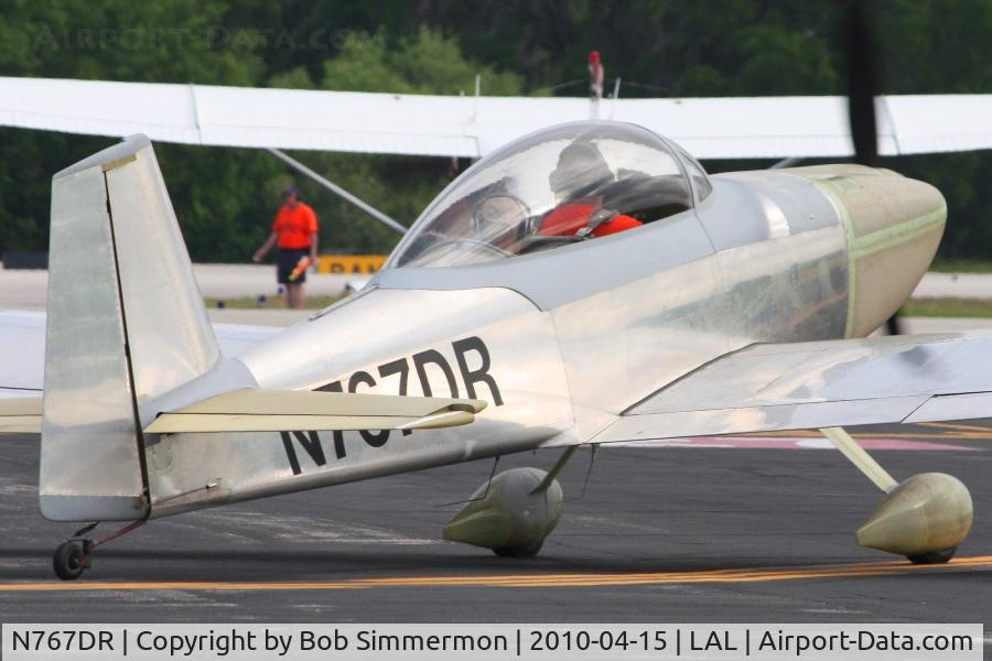 N767DR, Vans RV-8 C/N 81463, Departing Lakeland, FL during Sun N Fun 2010