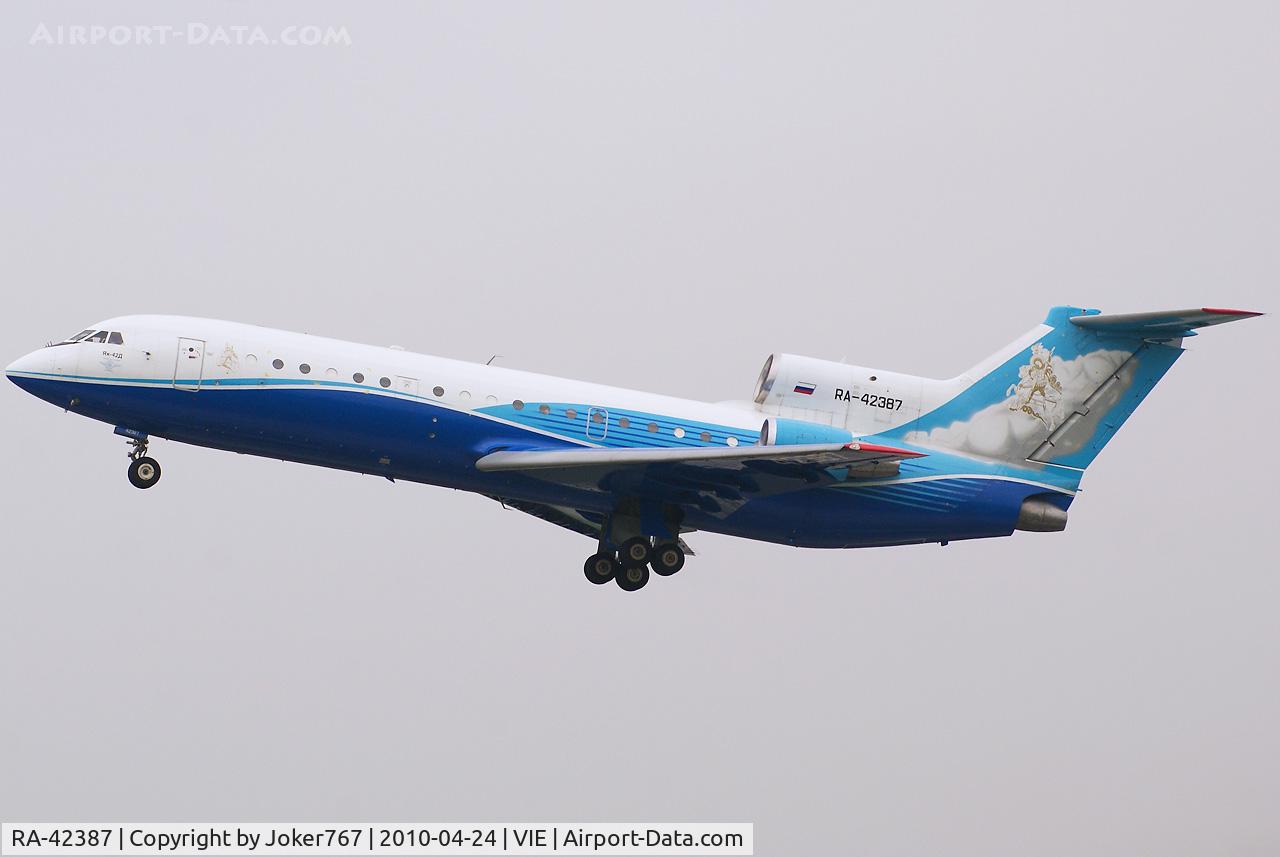 RA-42387, Yakovlev Yak-42D C/N 4520424016436, Yak Air Service Yakovlev Yak-42D