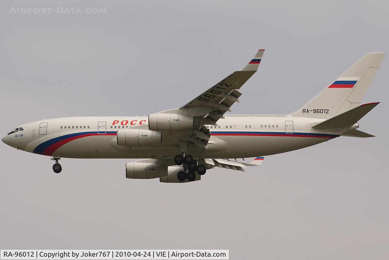 RA-96012, 1994 Ilyushin Il-96-300 C/N 74393201009, Russia State Transport Company Ilyushin IL-96-300