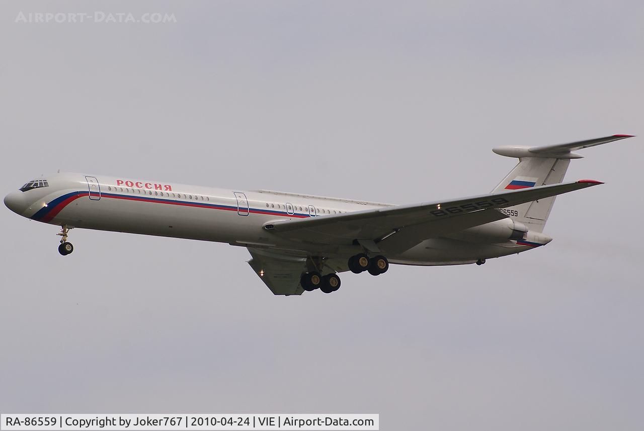 RA-86559, 1992 Ilyushin Il-62M C/N 2153258, Russia State Transport Company Ilyushin IL-62MK