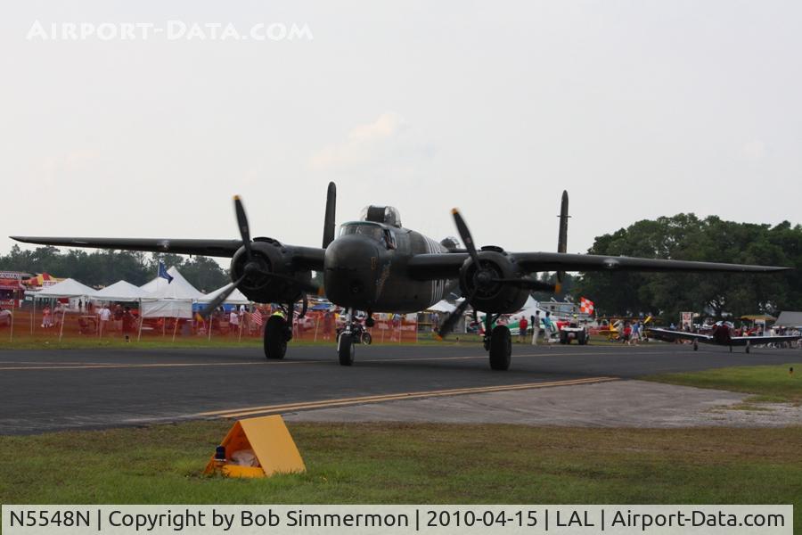 N5548N, 1943 North American B-25H Mitchell C/N 98-21107, Sun N Fun 2010