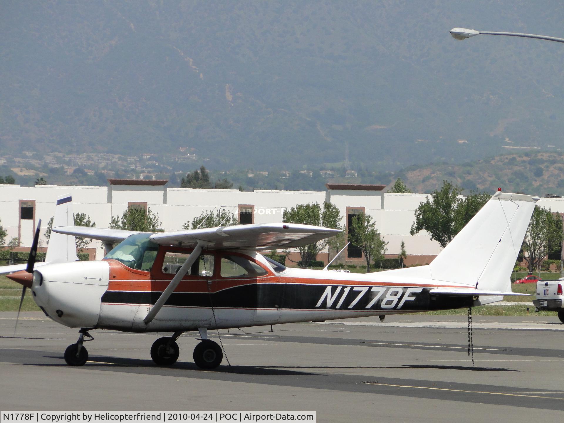 N1778F, 1966 Cessna 172H C/N 17255173, Parked in transient parking