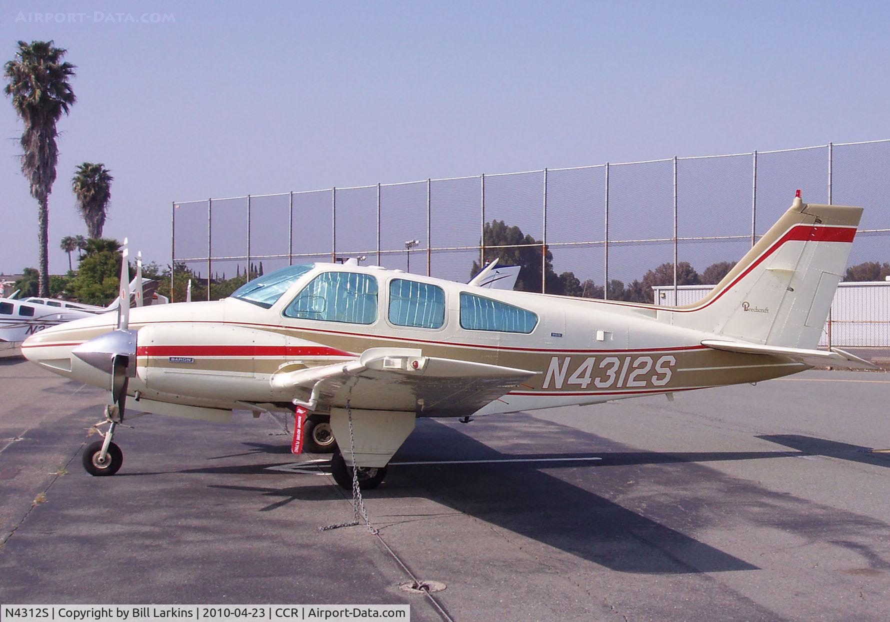 N4312S, 1975 Beech 95-B55 (T42A) Baron C/N TC-1866, Visitor