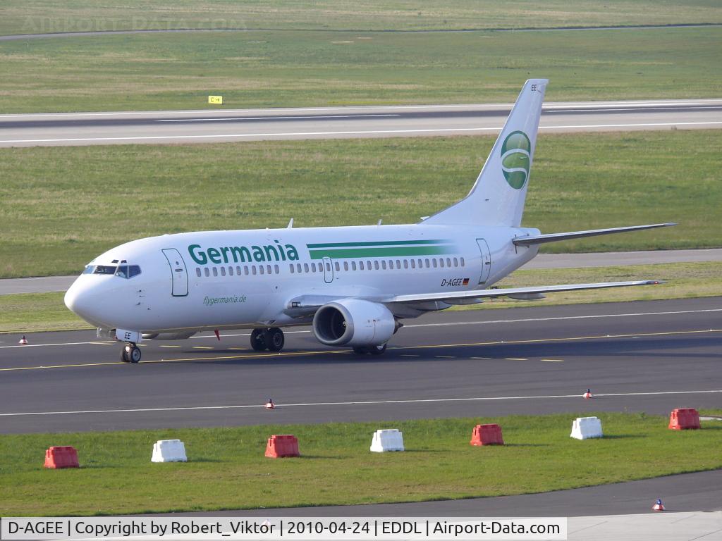 D-AGEE, 1988 Boeing 737-35B C/N 24238, Germania; Boeing 737-35B
