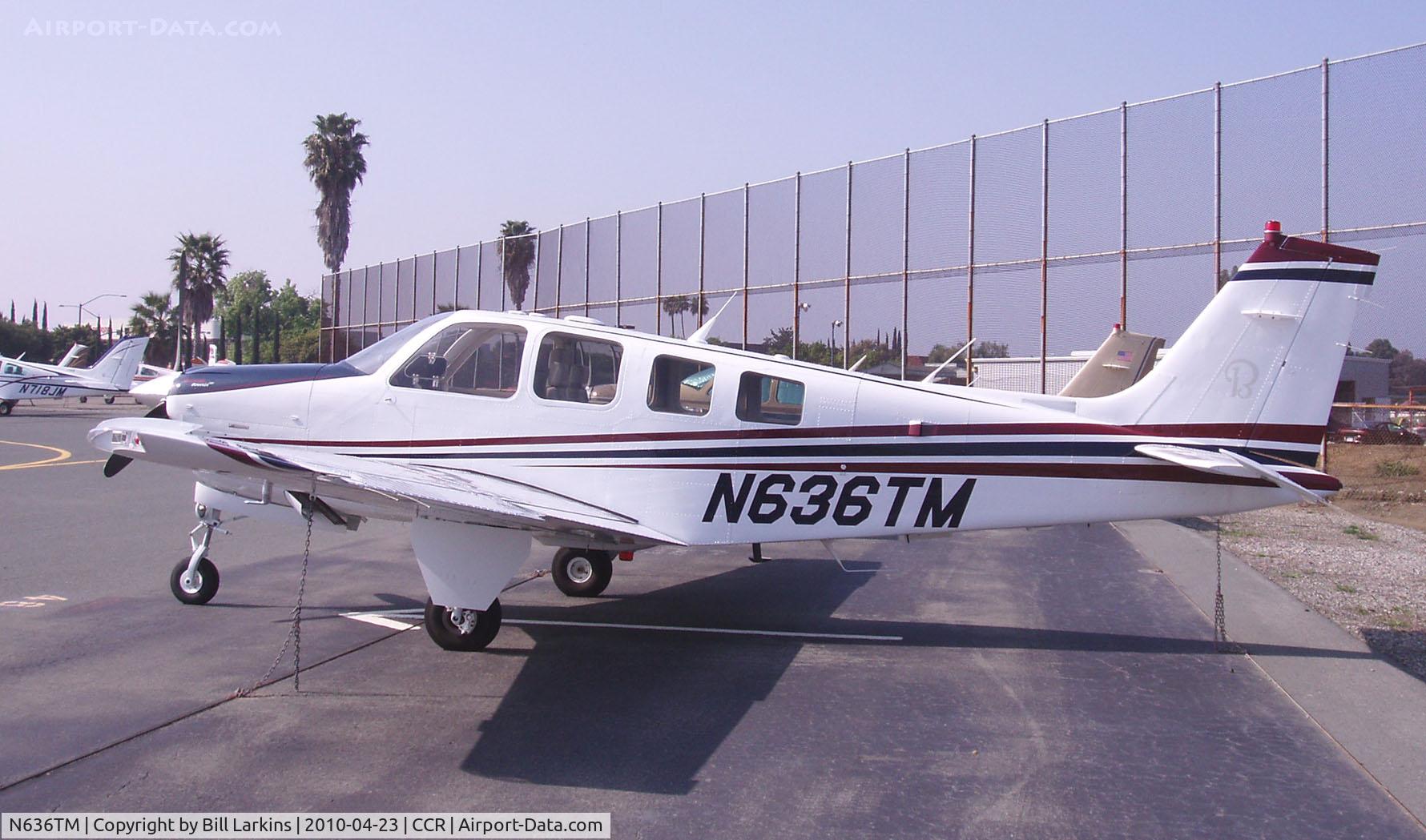 N636TM, Raytheon Aircraft Company G36 C/N E-3746, Visitor