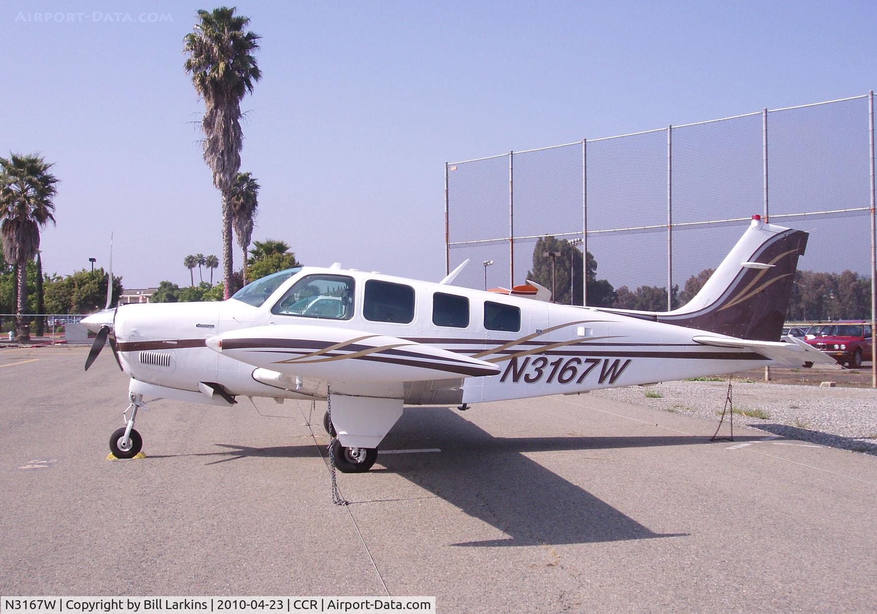 N3167W, 1988 Beech A36 Bonanza 36 C/N E-2434, Visitor