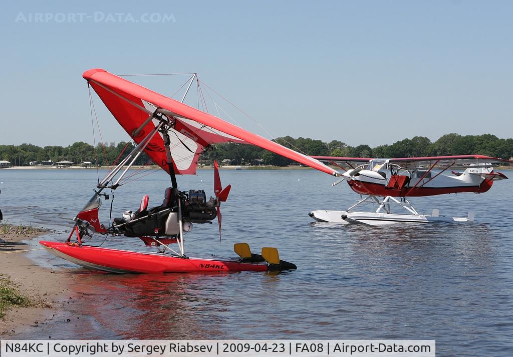 N84KC, 1998 Air Creation GTE 582S C/N 98AC4KC, Lake Agnes Splash-in 2009