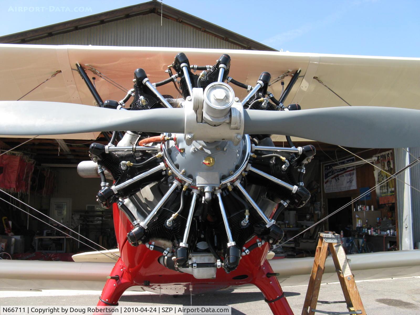 N66711, 1941 Boeing IB75A C/N 75-1675, 1941 Boeing Stearman IB75A, Jacobs R-755B2 275 Hp newly rebuilt engine, aircraft in total rebuild at Rowena's Flying Fabric Company, Restricted-Experimental class