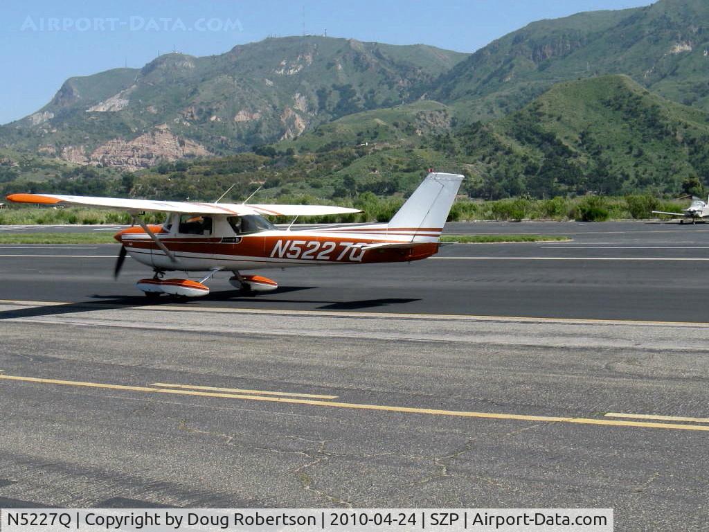 N5227Q, 1971 Cessna 150L C/N 15073127, 1971 Cessna 150L COMMUTER, Continental O-200 100 Hp, taxi
