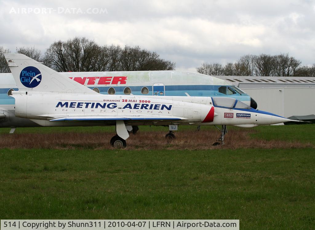 514, Dassault Mirage IIIE C/N 514, Preserved in 'Plein Ciel / Dimanche 28 Mai 2000 - Meeting Aerien International ' c/s