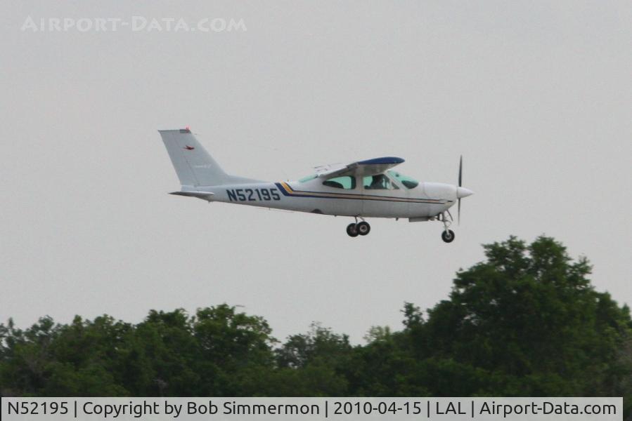 N52195, Cessna 177RG Cardinal C/N 177RG1191, Arriving at Lakeland, FL during Sun N Fun 2010.