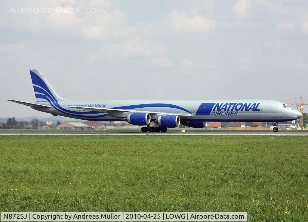 N872SJ, 1969 Douglas DC-8-71F C/N 46040, Nice visitor.