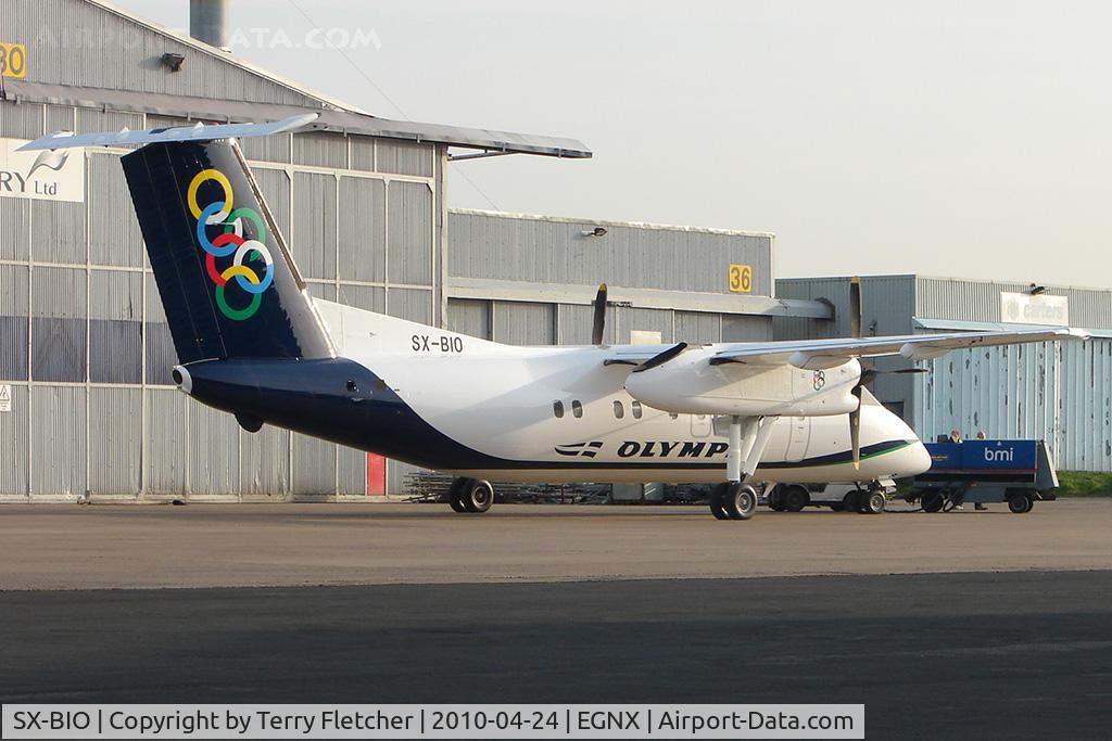 SX-BIO, 1992 De Havilland Canada DHC-8-102 Dash 8 C/N 330, Olympic Airways Dash 8 at East Midlands
