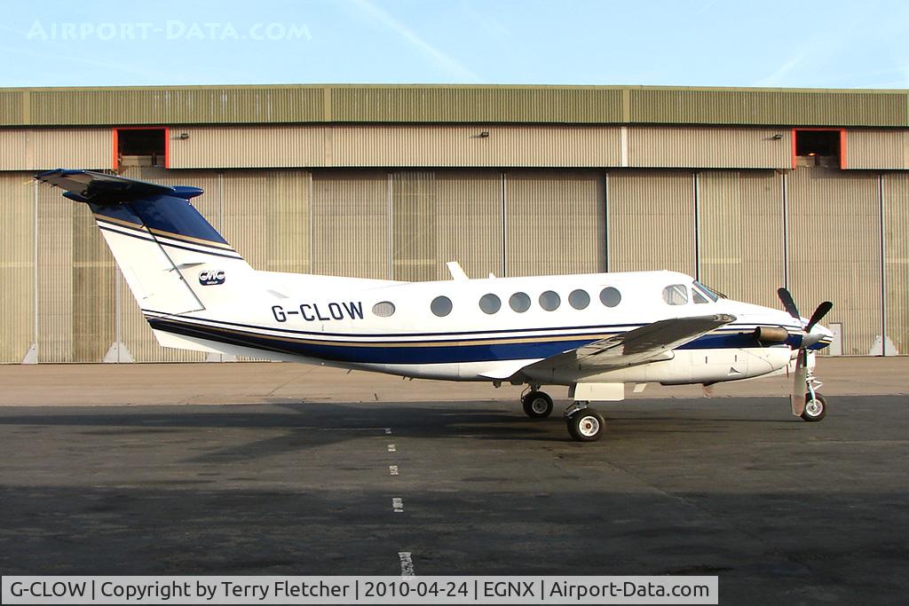 G-CLOW, 1981 Beech 200 Super King Air C/N BB-821, Beech 200 at East Midlands