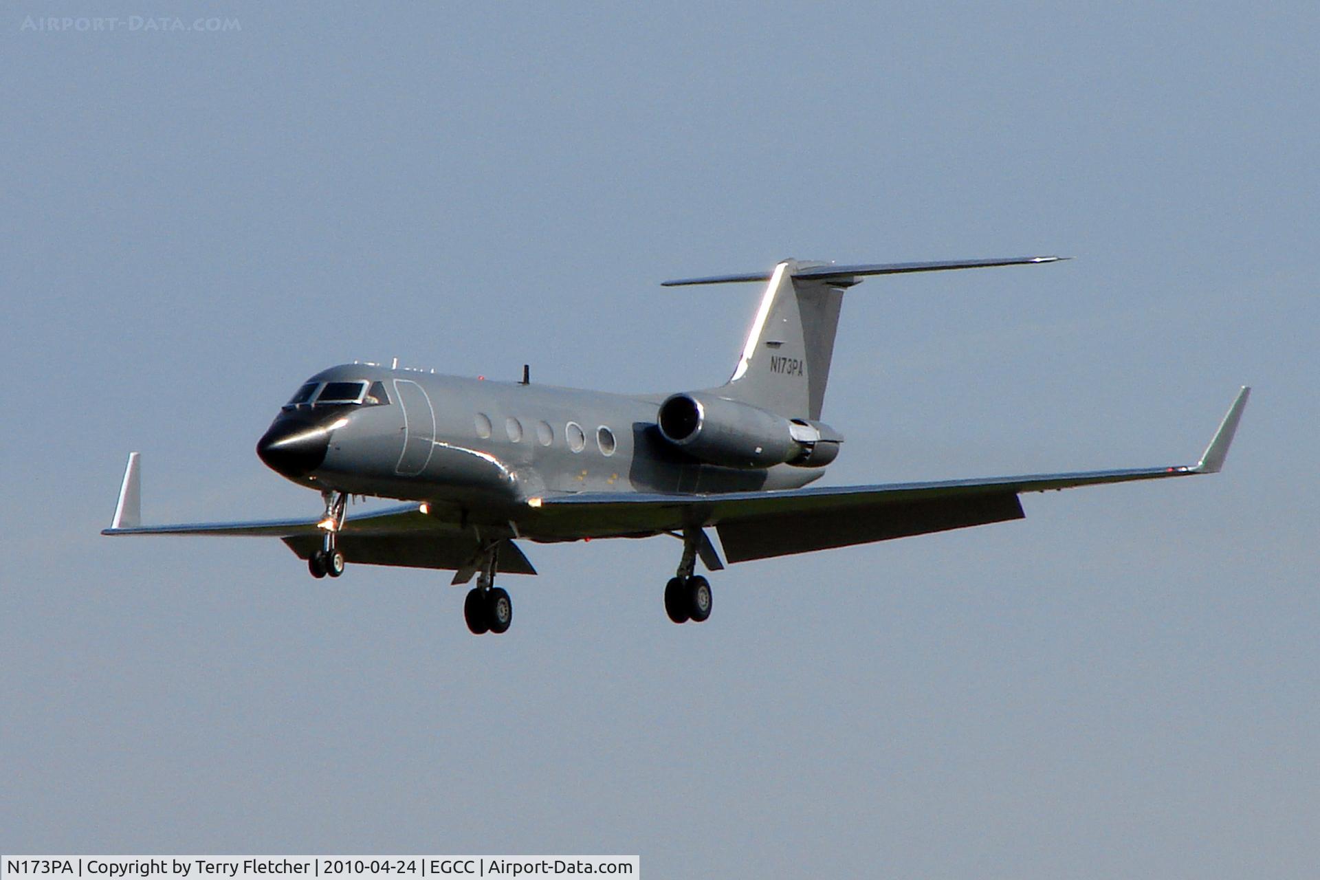 N173PA, 1982 Gulfstream G-1159A Gulfstream III C/N 313, Gulf III at Manchester