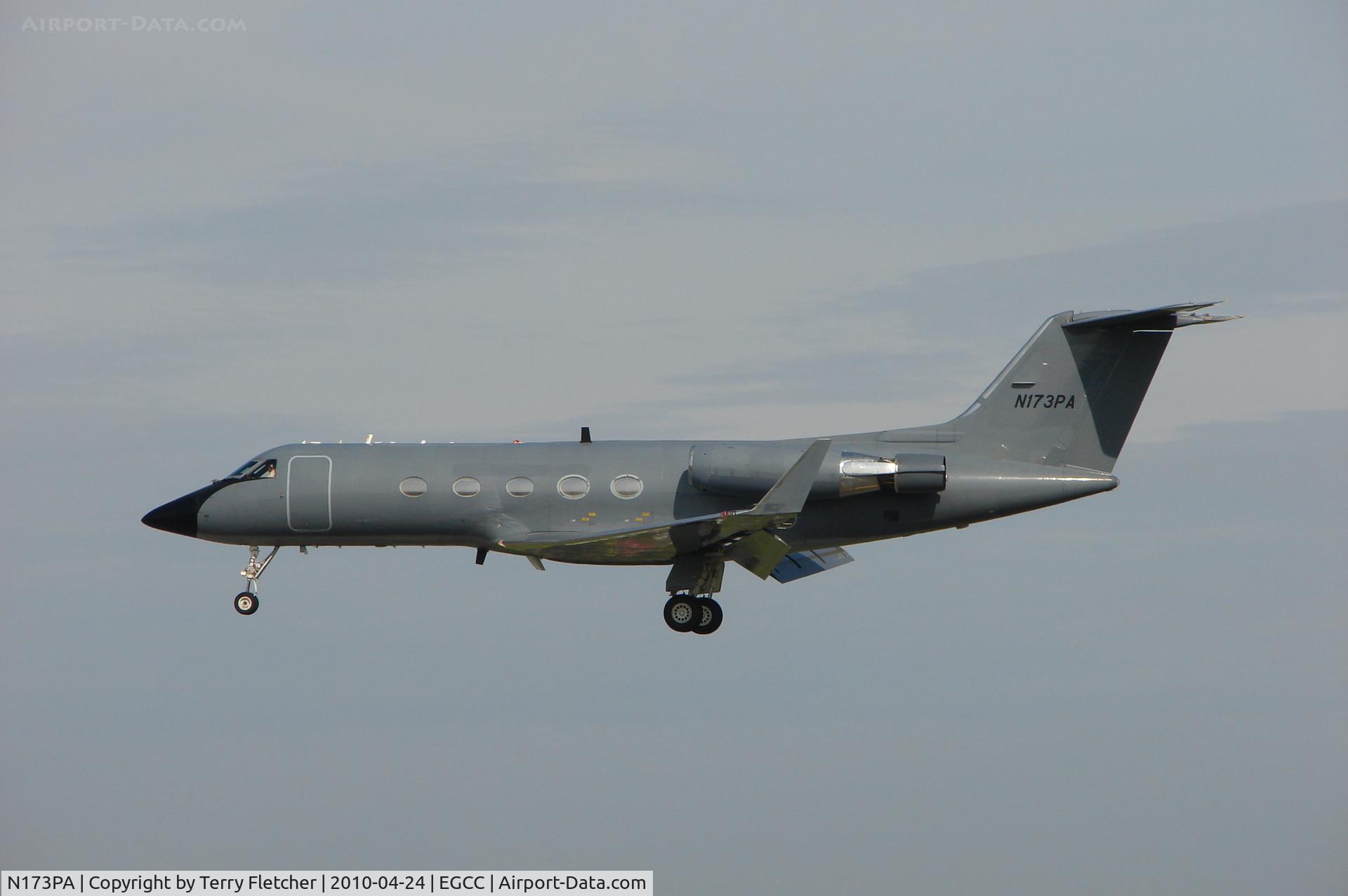 N173PA, 1982 Gulfstream G-1159A Gulfstream III C/N 313, Gulf III at Manchester