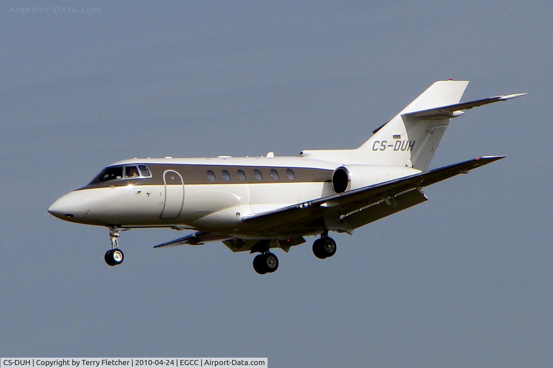 CS-DUH, 2009 Hawker Beechcraft 750 C/N HB-21, Netjets Europe Raytheon Hawker 750 at Manchester