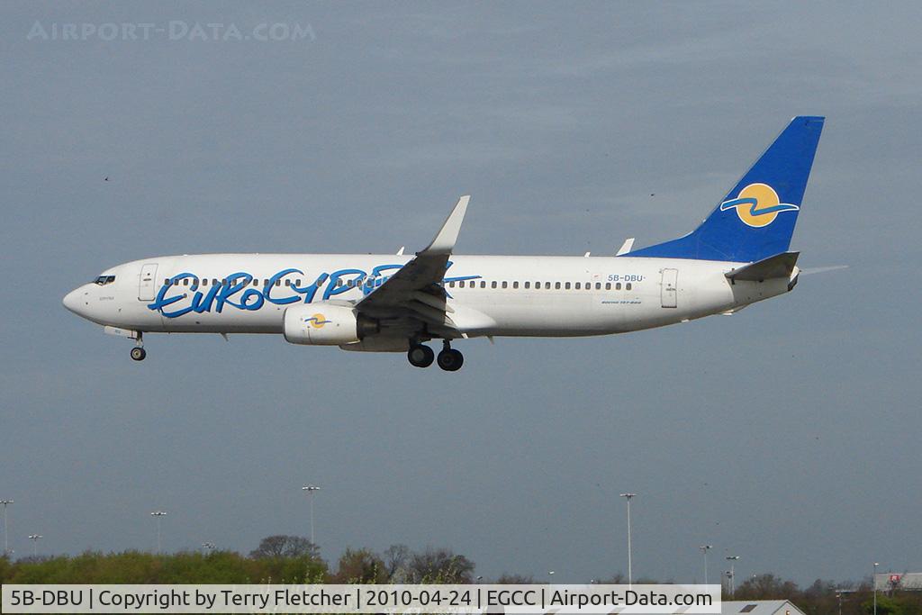5B-DBU, 2003 Boeing 737-8Q8 C/N 32796, Eurocypria B737 at Manchester