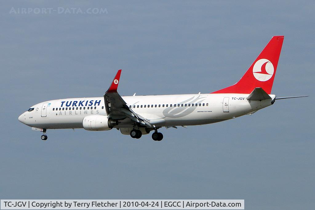 TC-JGV, 2006 Boeing 737-8F2 C/N 34419, Turkish B737 at Manchester