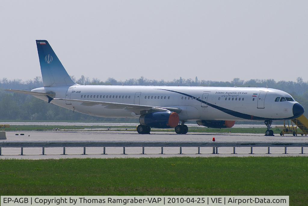 EP-AGB, 2000 Airbus A321-231 C/N 1202, Iran - Government Airbus A321