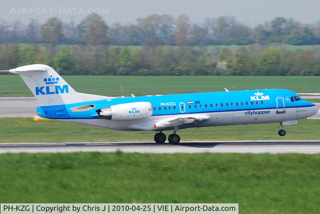 PH-KZG, 1996 Fokker 70 (F-28-0070) C/N 11578, KLM cityhopper Fokker 70