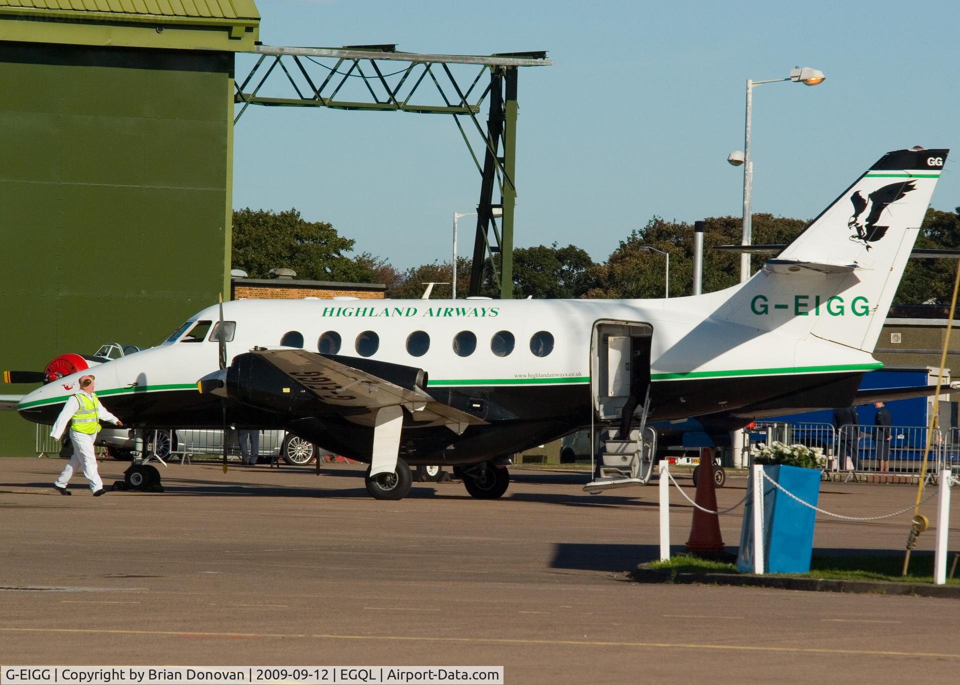G-EIGG, 1987 British Aerospace BAe-3112 Jetstream 31 C/N 773, Highland Airways