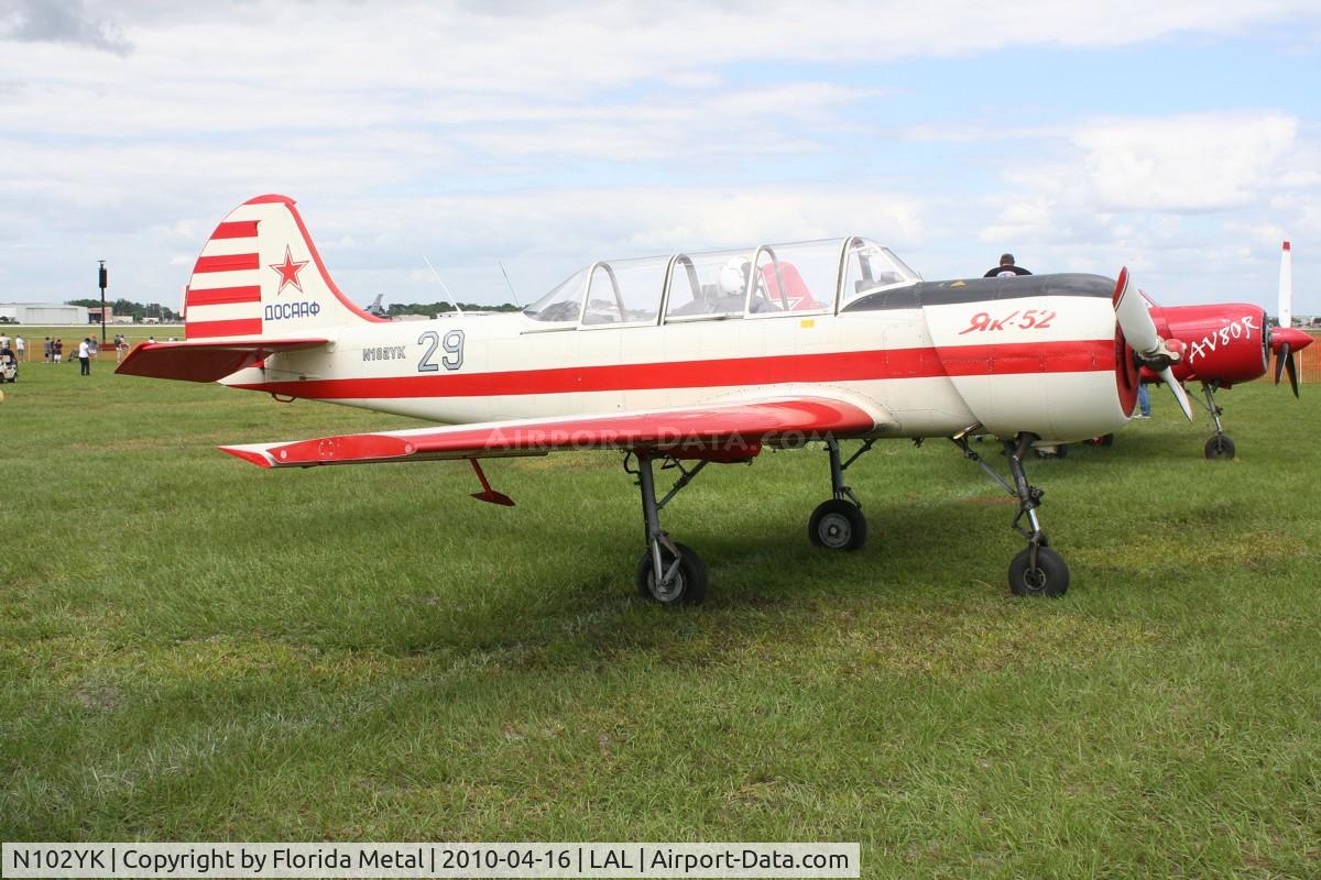 N102YK, 1991 Yakovlev Yak-52 C/N 9111309, Yak 52