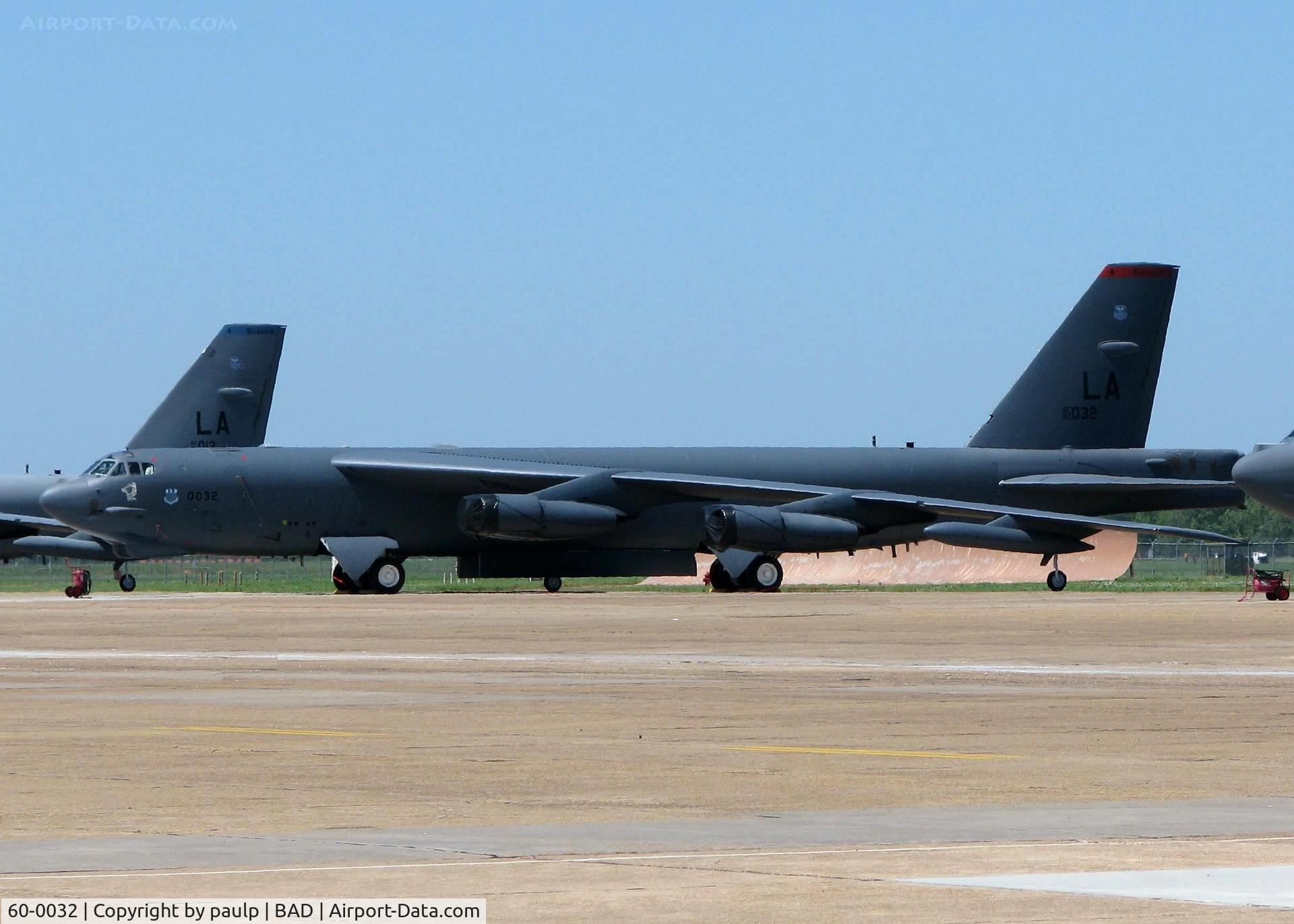 60-0032, 1960 Boeing B-52H Stratofortress C/N 464397, Barksdale AFB.