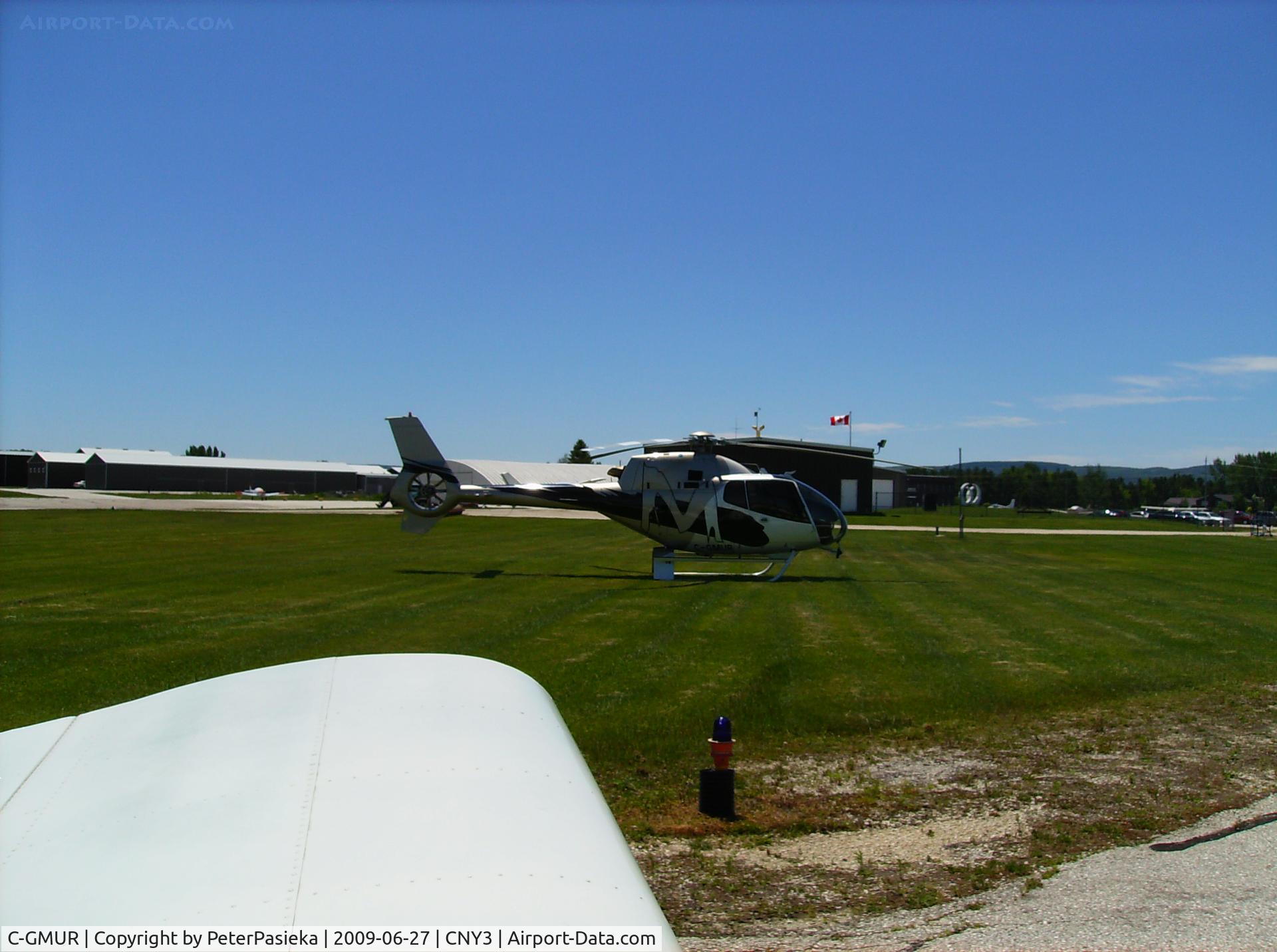 C-GMUR, 2006 Eurocopter EC-120B Colibri C/N 1438, @ Collingwood Airport, out of my taxiing airplane