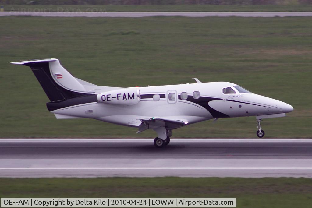 OE-FAM, 2009 Embraer EMB-500 Phenom 100 C/N 50000100, EMBRAER 	EMB-500 Phenom 100	    c/n50000100