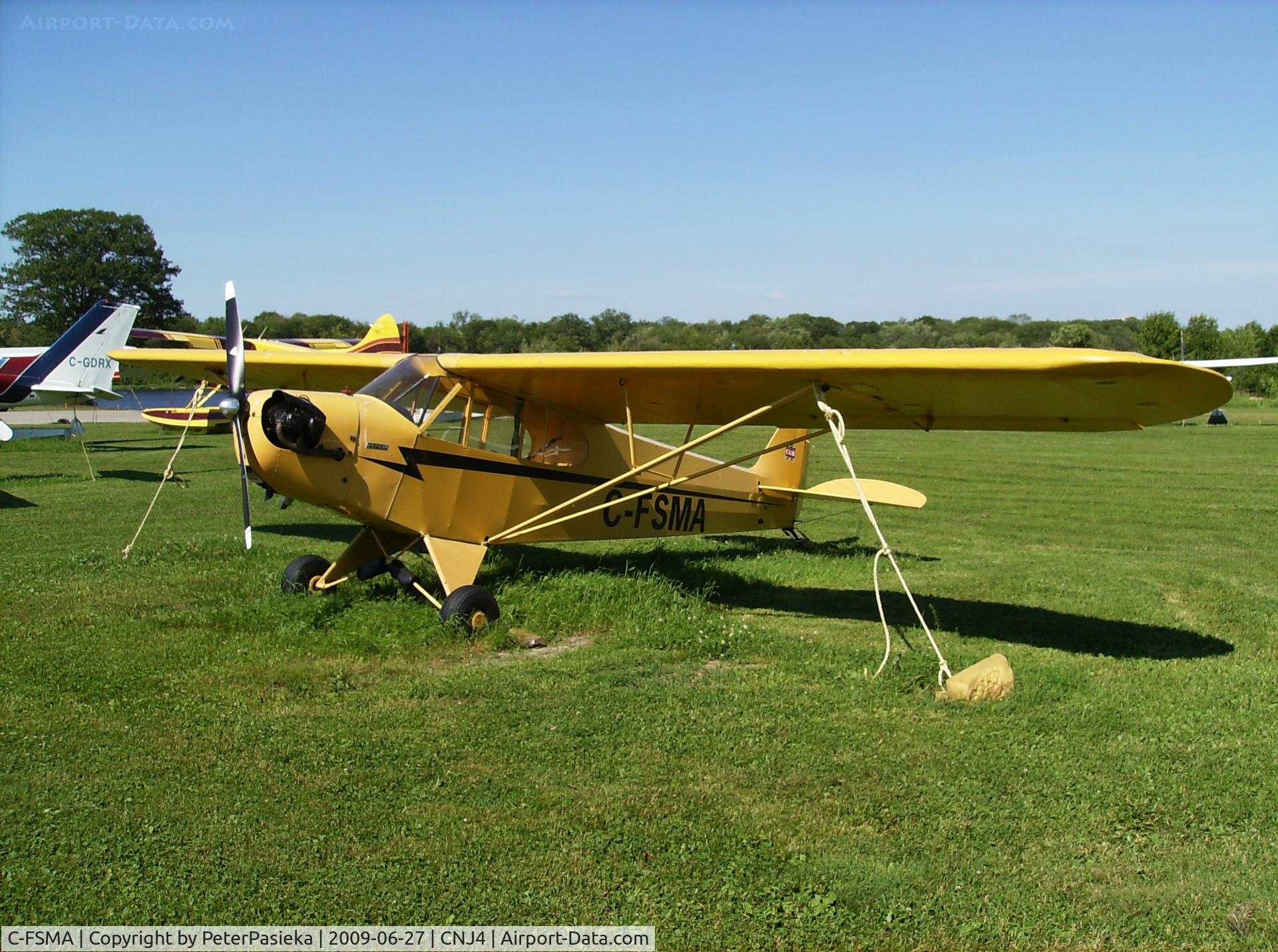 C-FSMA, 1946 Piper J3C-65 Cub Cub C/N 20561, @ Orillia Airport