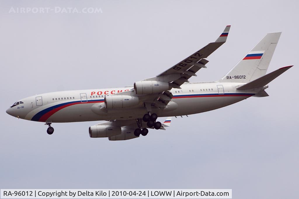 RA-96012, 1994 Ilyushin Il-96-300 C/N 74393201009, Russia State Transport Company