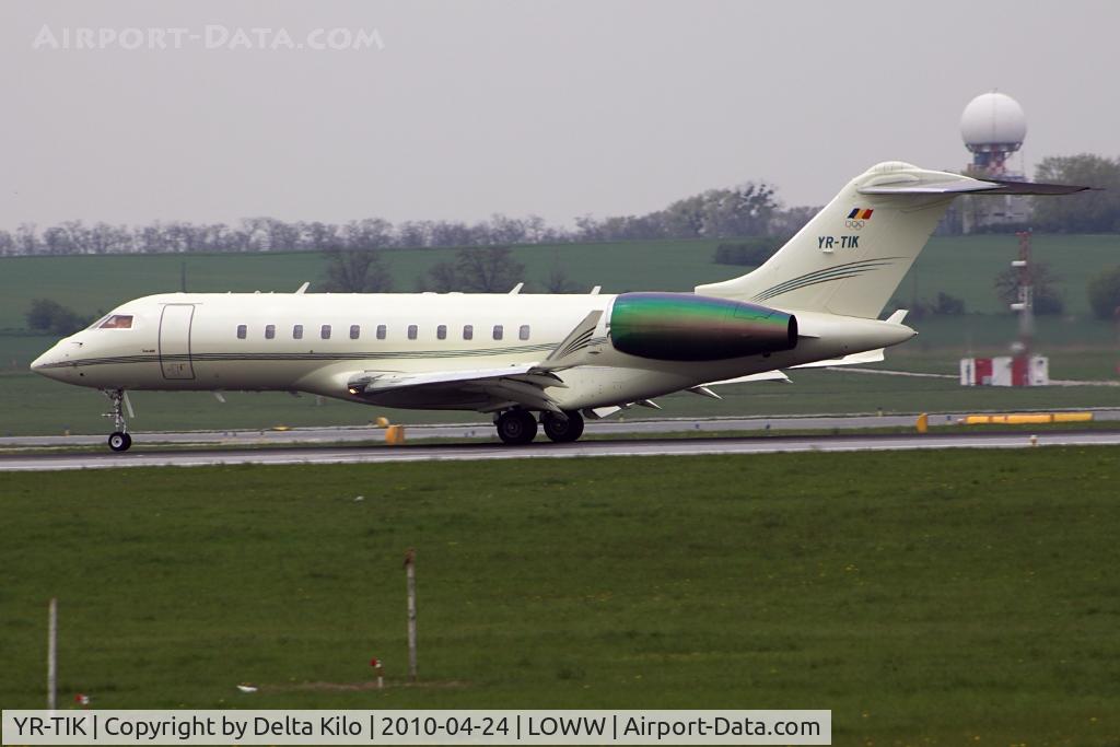 YR-TIK, 2006 Bombardier BD-700-1A10 Global 5000 C/N 9229, Tiriac Air