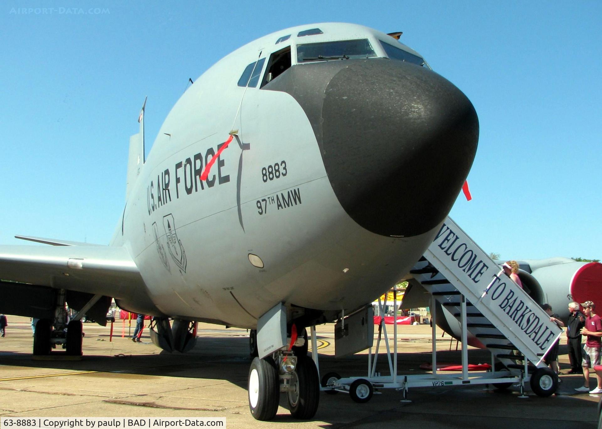 63-8883, 1963 Boeing KC-135R Stratotanker C/N 18731, At the Barksdale Air Force Base Air Show 2010.